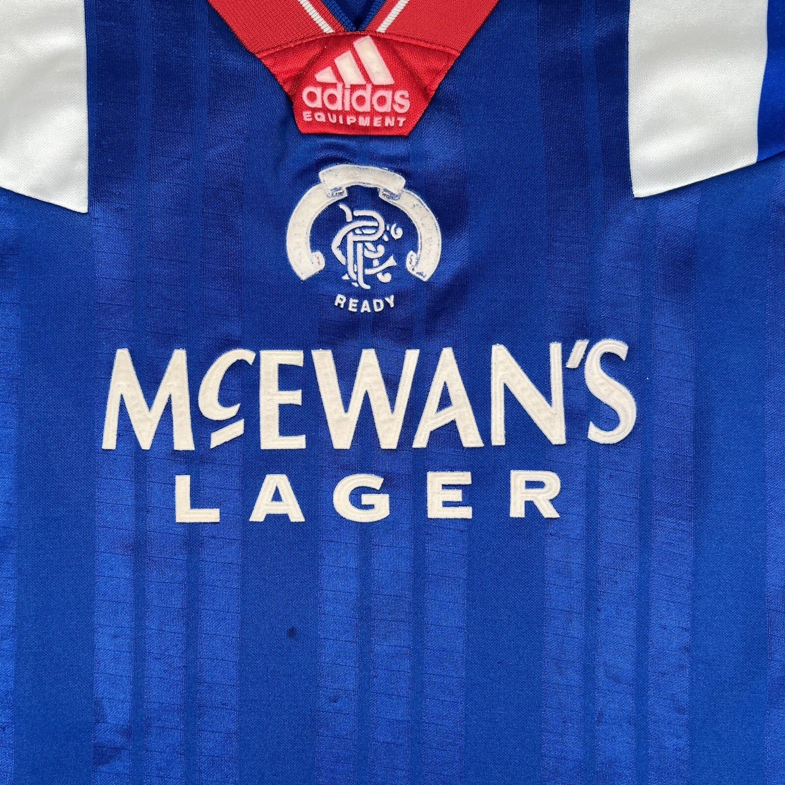 rangers 1992 1993 1994 home football shirt men s large 31