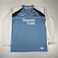 Manchester City 2006/2007 Home Football Shirt Long Sleeve Large