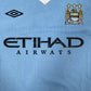 Manchester City 2011/2012 Home Football Shirt  Medium / 40 - Football Shirt Kingdom