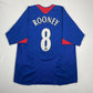 ROONEY 8 Manchester United 2005/2006 Away Football Shirt Large