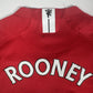 ROONEY 10 Manchester United 2007/2008/2009 Home Football Shirt Childs XL
