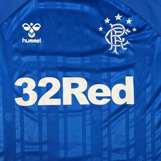 Rangers 2019/2020 Home Football Shirt  Men’s Medium - Football Shirt Kingdom