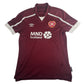 Hearts Heart of Midlothian 2021/2022 Home Football Shirt Medium