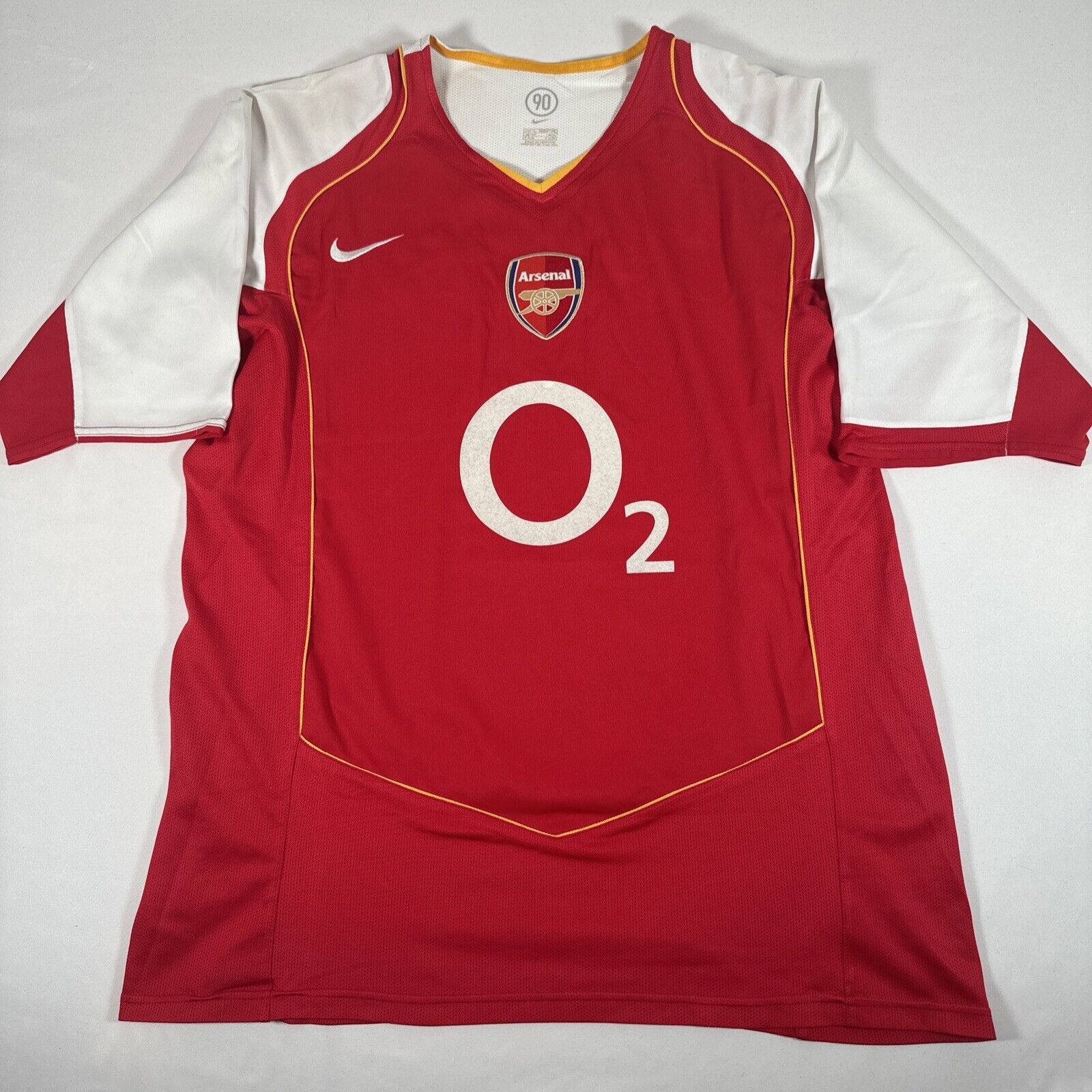 arsenal 2004 2005 home football shirt men s xl2