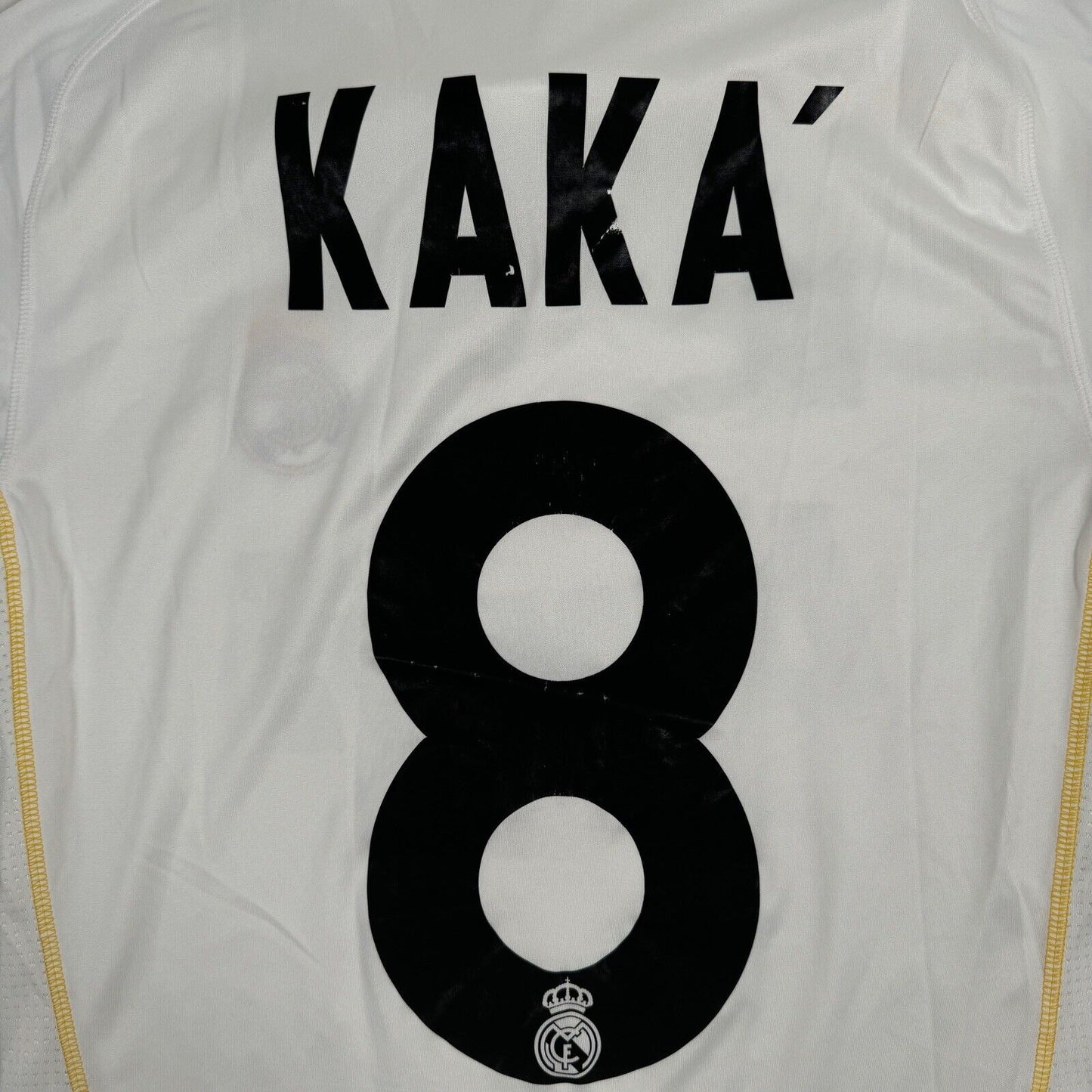 KAKA 8 Real Madrid 2009/2010 Home Football Shirt  Medium