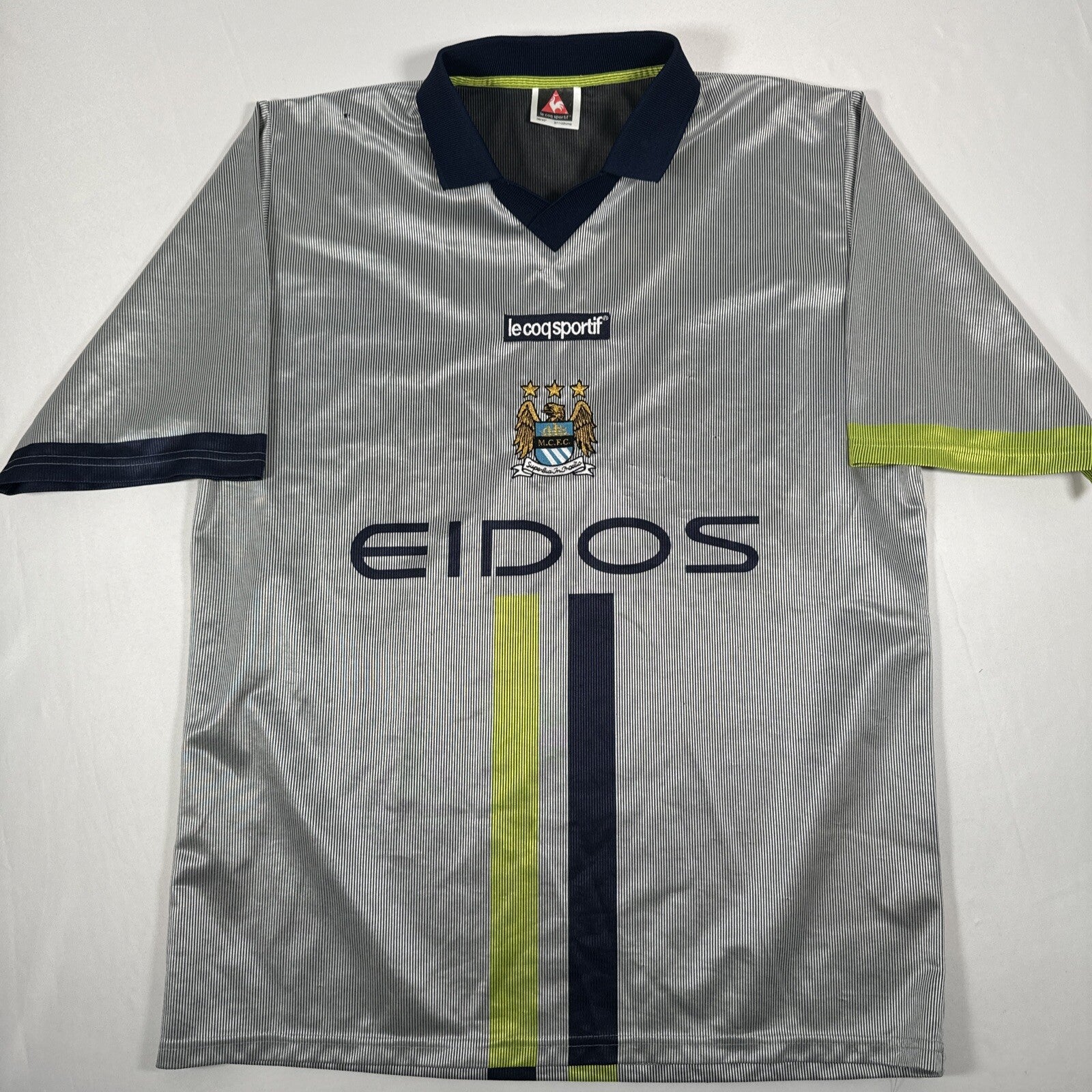 manchester city 2000 2001 2002 away football shirt men s medium2
