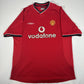 Manchester United 2000/2001/2002 Home Football Shirt  Large