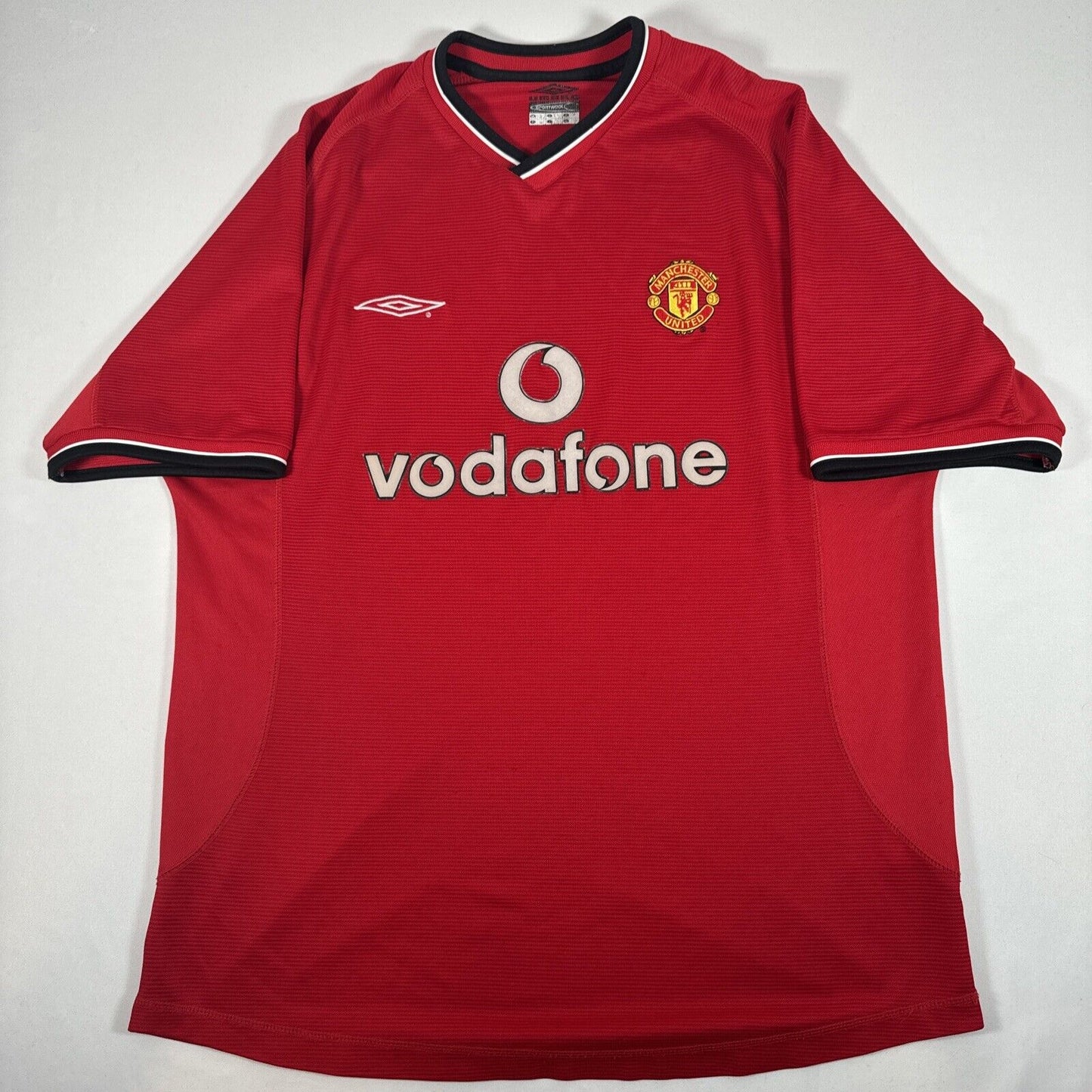 Manchester United 2000/2001/2002 Home Football Shirt  Large