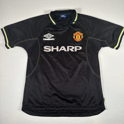 Manchester United 1998/1999 Third Football Shirt Medium — full front view