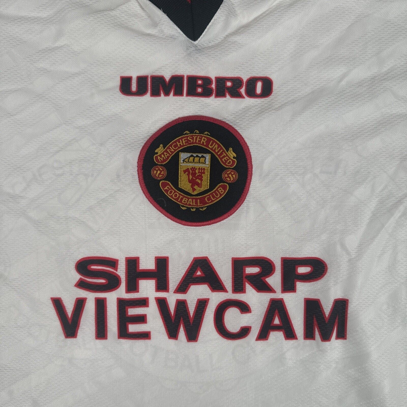 Manchester United 1996/1997 Away Football Shirt  Medium - Football Shirt Kingdom