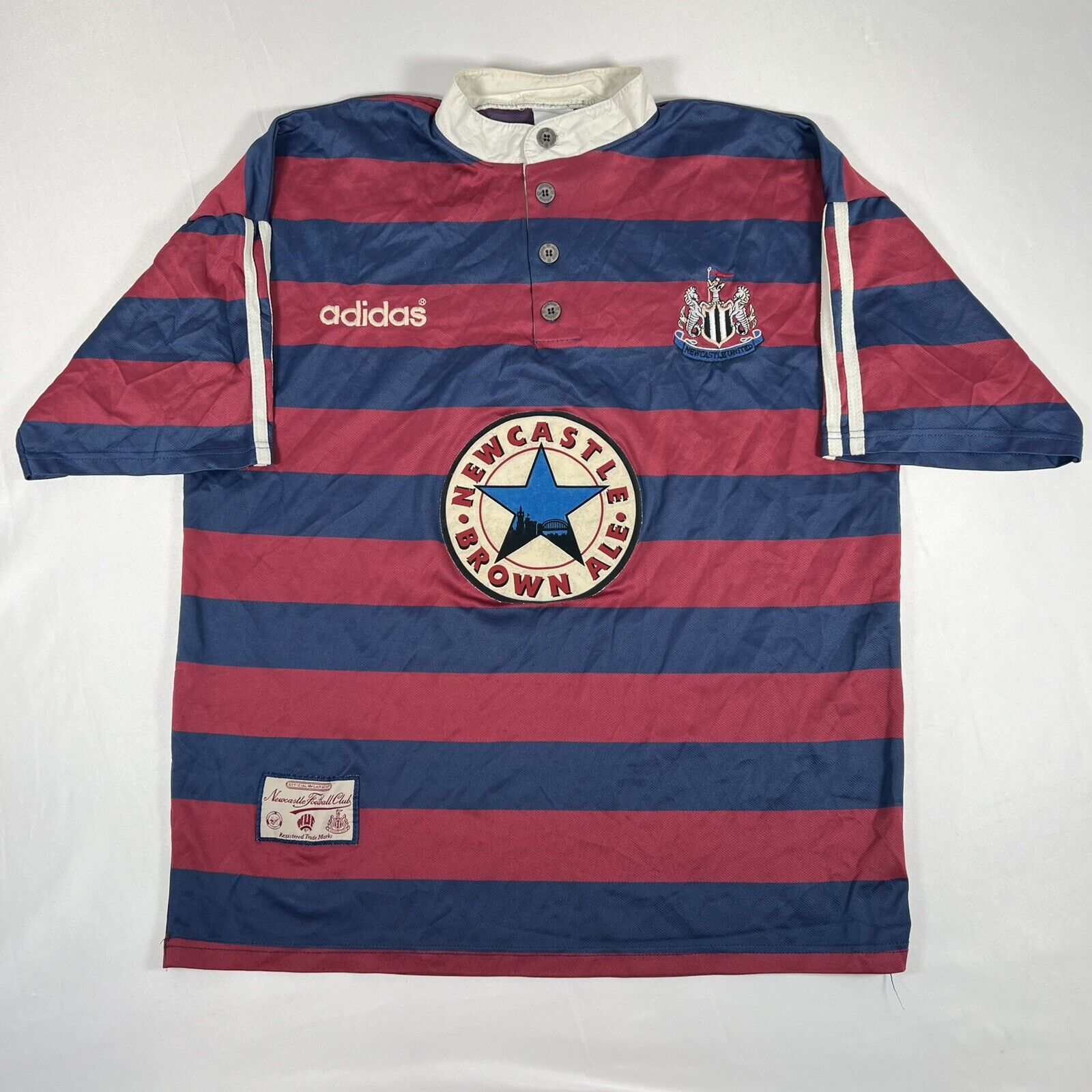 newcastle united 1995 1996 away football shirt large2