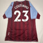 COUTINHO 23 Aston Villa 2021/2022 Home Football Shirt XXL 2XL BNWT - Football Shirt Kingdom