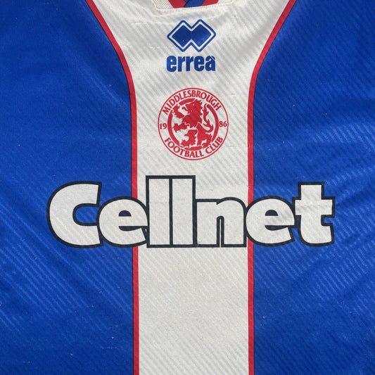 middlesbrough 1997 1998 away football shirt men s small 11