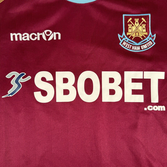 West Ham United 2011/2012 Home Football Shirt   Large - Football Shirt Kingdom