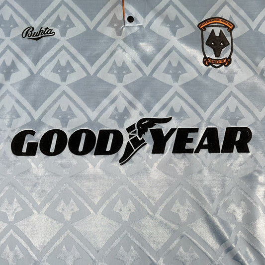 wolverhampton wolves 1991 1992 away football shirt large1