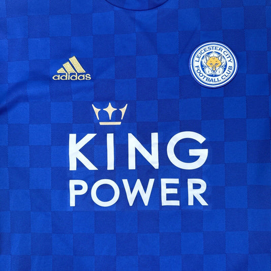 Leicester City 2019/2020 Home Football Shirt   Medium - Football Shirt Kingdom
