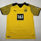 HAALAND 9 Borussia Dortmund 2021/2022 Home Football Shirt Large