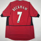 BECKHAM 7 Manchester United 2002/2003/2004 Home Football Shirt Medium