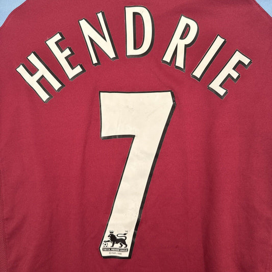 HENDRIE 7 Aston Villa 2004/2005 Home Football Shirt 30/32 - Football Shirt Kingdom
