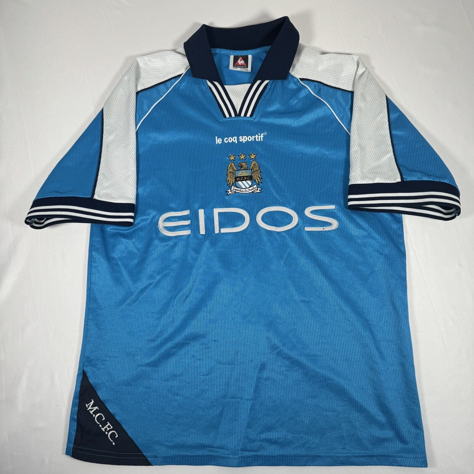 manchester city 1999 2000 2001 home football shirt medium2