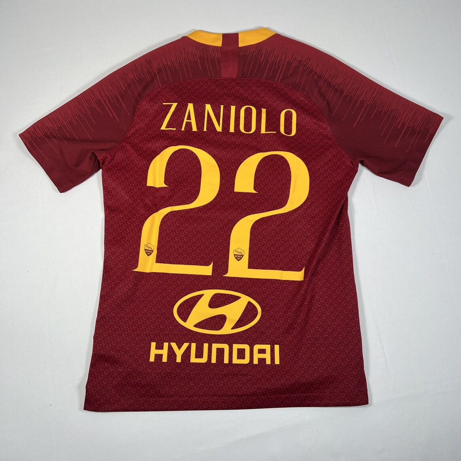 zaniolo 22 as roma 2018 2019 home football shirt player spec medium 13