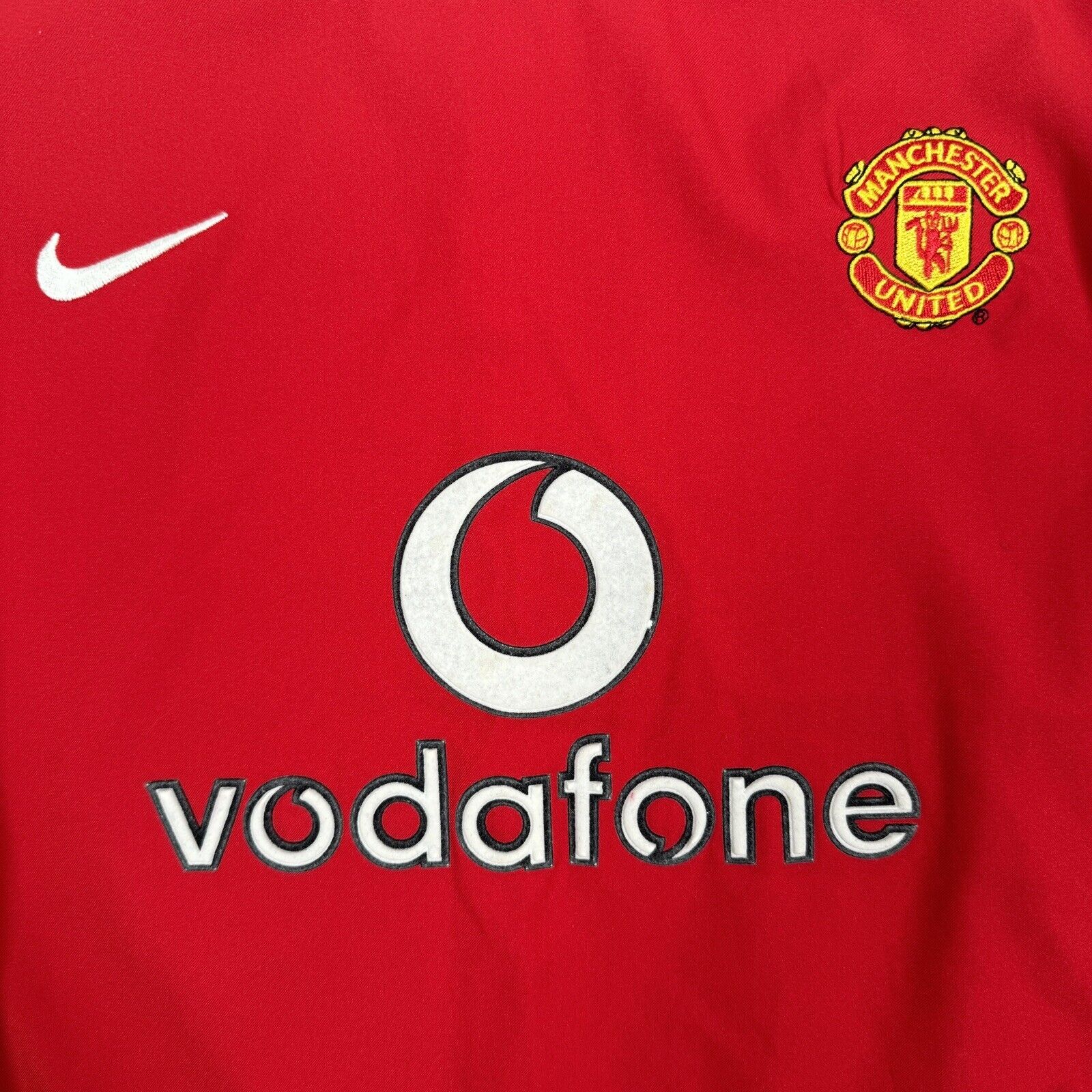 Manchester United 2002/2003/2004 Home Football Shirt Medium Boys - Football Shirt Kingdom