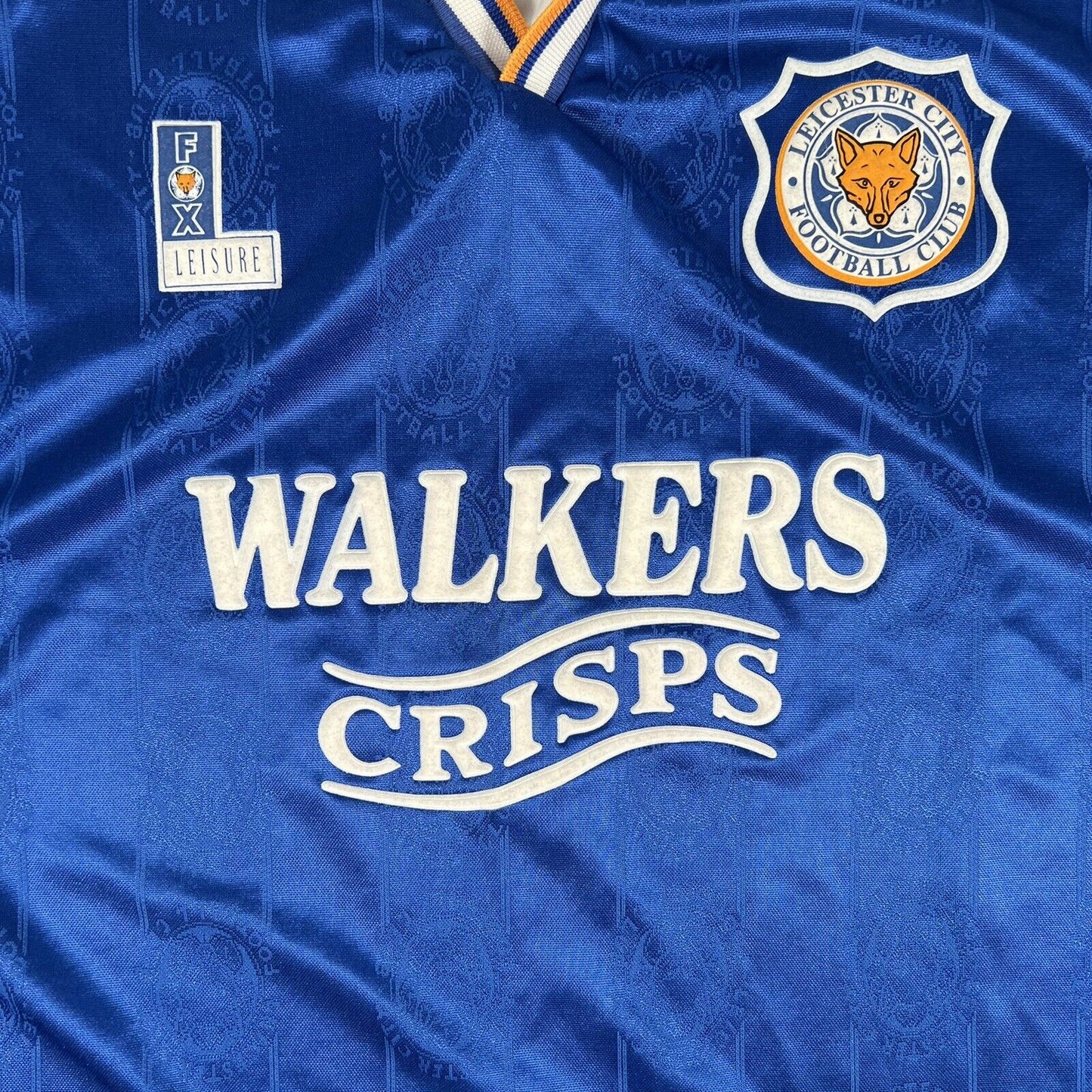Leicester City 1994/1995/1996 Home Football Shirt  XL - Football Shirt Kingdom