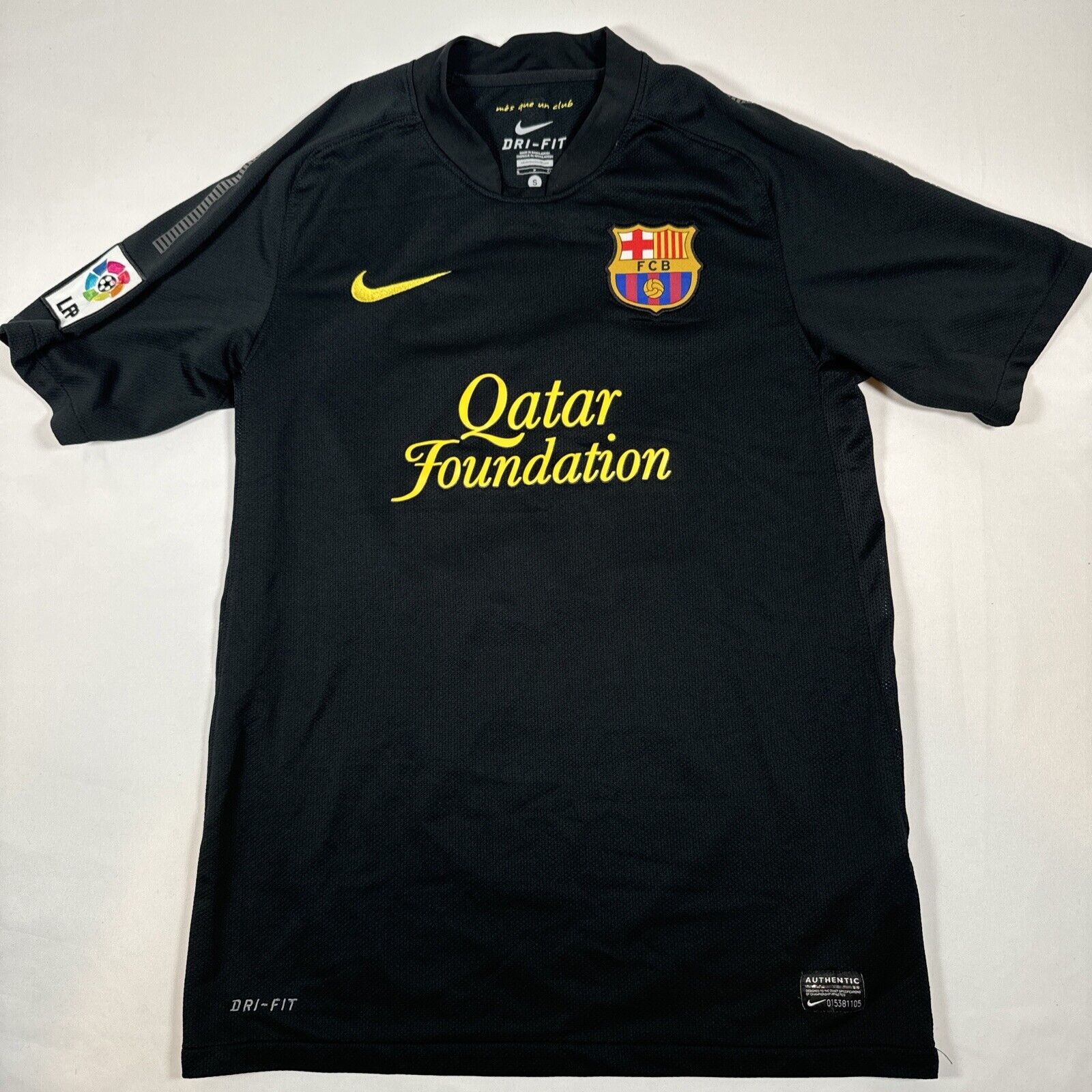 messi 10 barcelona 2011 2012 away football shirt men s small4