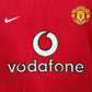 SOLSKJAER 20 Manchester United 2002/2003/2004 Home Football Shirt Large