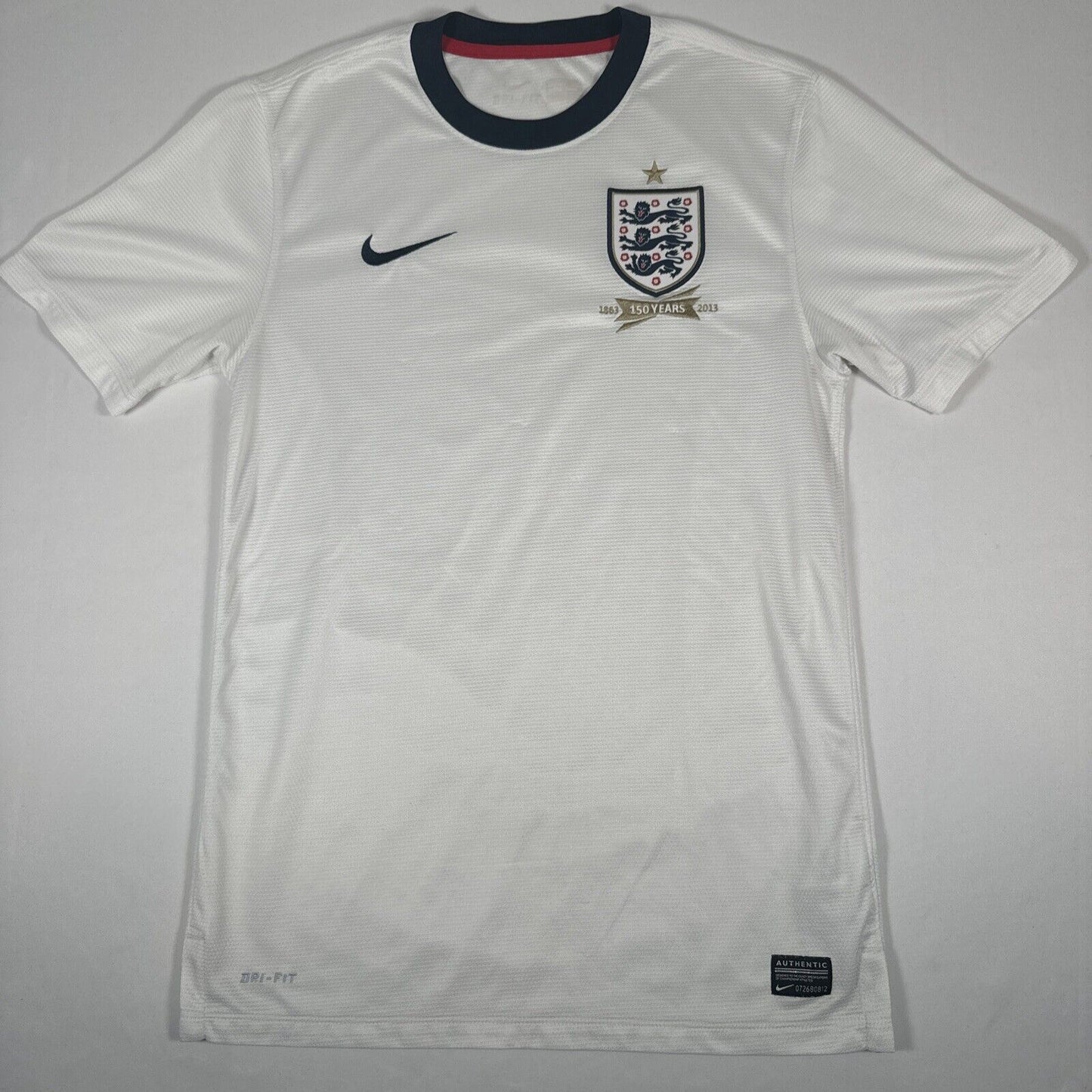 England 2013/2014 130th Anniversary Home Football Shirt  Small