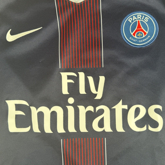 PSG Paris Saint Germain 2016/2017 Home Football Shirt Men’s Small - Football Shirt Kingdom