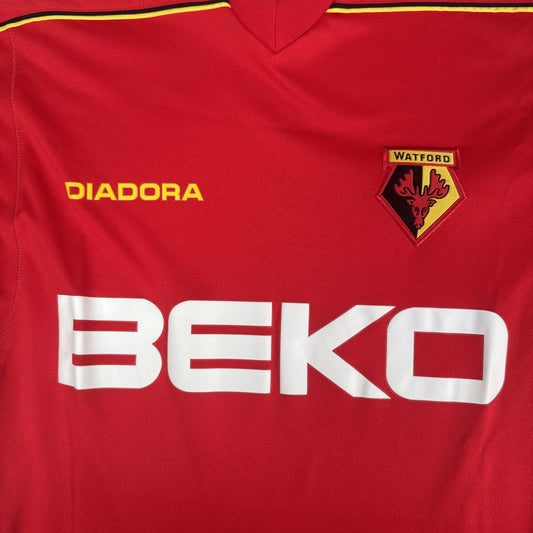 watford 2008 2009 away football shirt men s medium 11