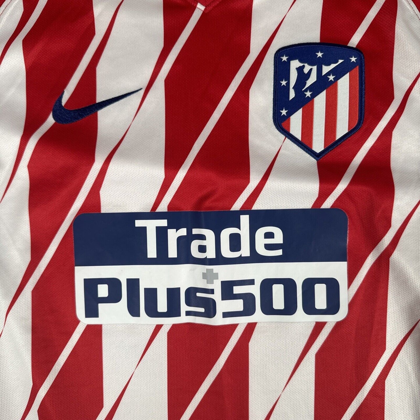 Atletico Madrid 2017/2018 Home Football Shirt  Medium - Football Shirt Kingdom