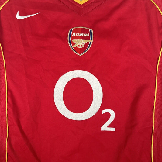 Arsenal 2004/2005 Home Football Shirt  Men’s XL - Football Shirt Kingdom