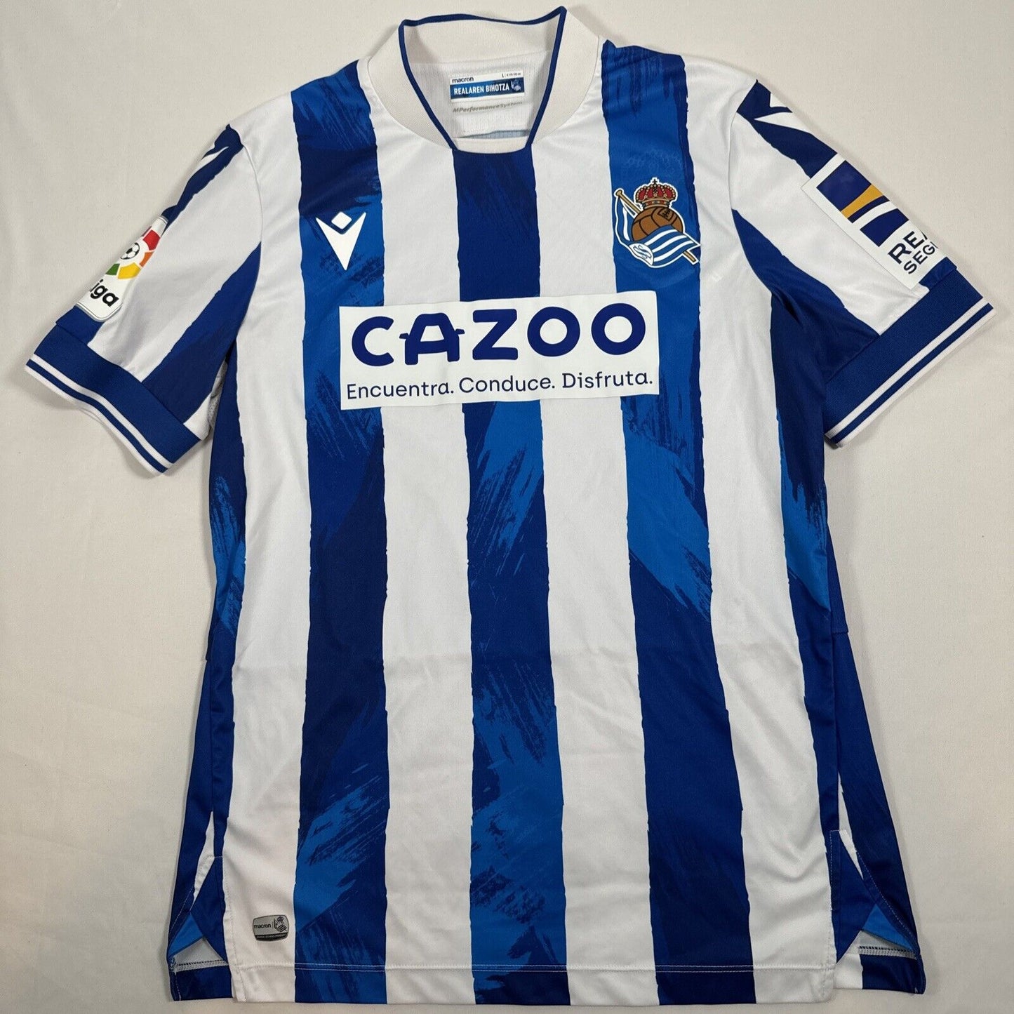 real sociedad 2022 2023 home football shirt men s large2