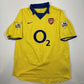 HENRY 10 Arsenal 2003/2004 Away Football Shirt  Medium
