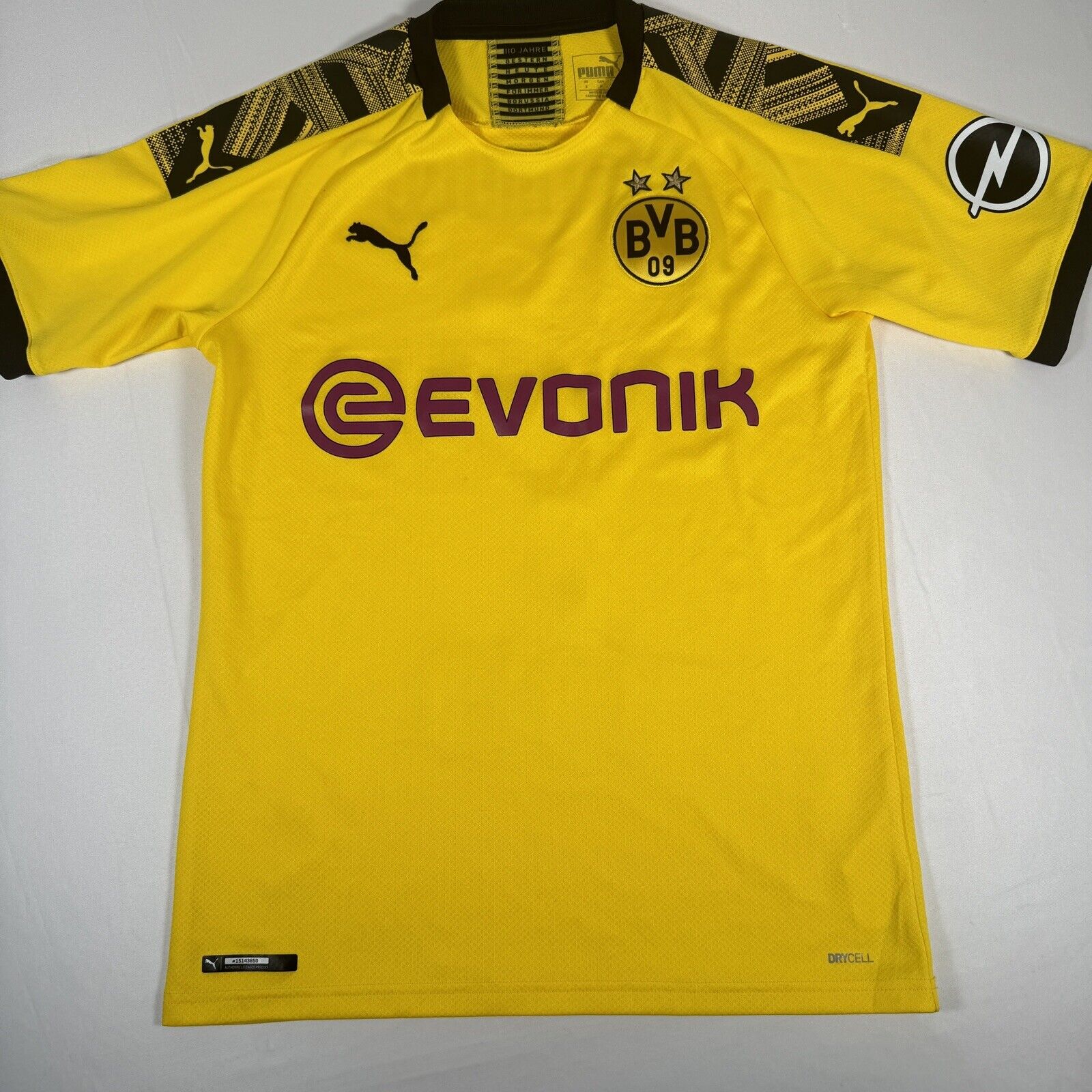 sancho 7 borussia dortmund 2019 2020 home football shirt small4