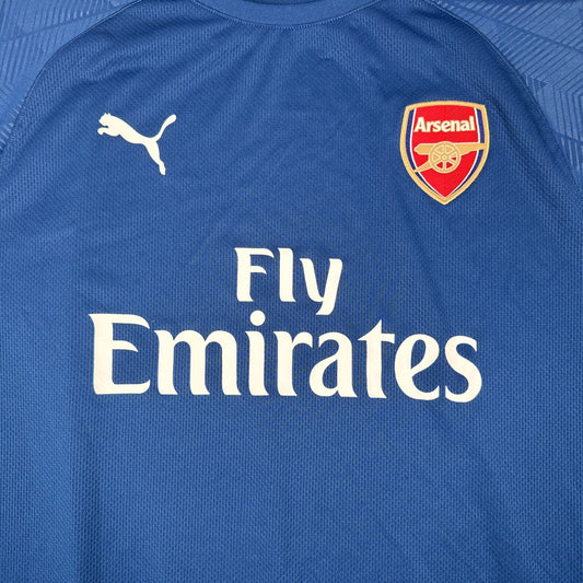 Arsenal 2017/2018 Training Football Shirt Long Sleeve  2XL XXL - Football Shirt Kingdom