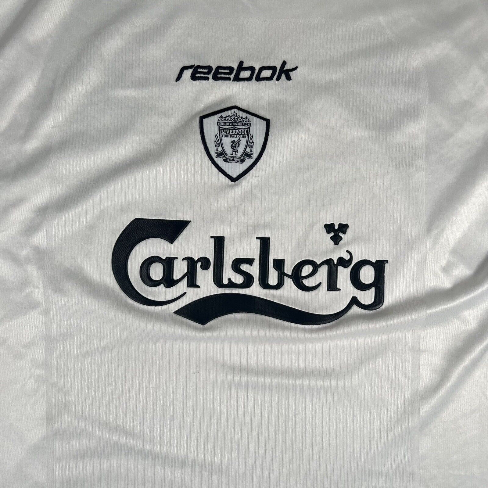 Liverpool 2001/2002/2003 Away Third Football Shirt  Large - Football Shirt Kingdom