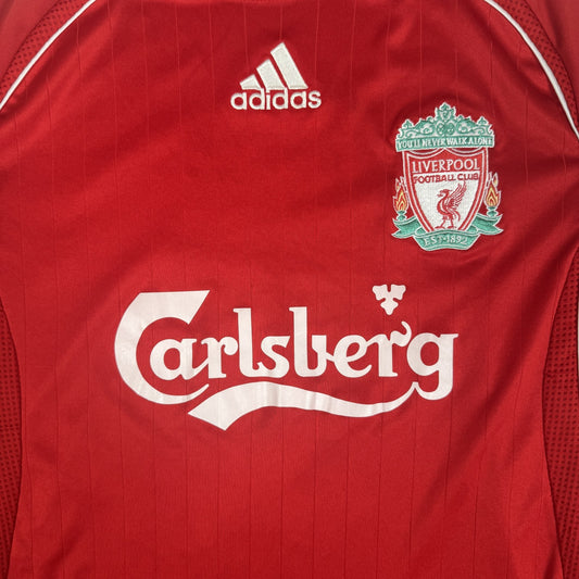 Liverpool 2006/2007/2008 Home Long Sleeve Football Shirt Small