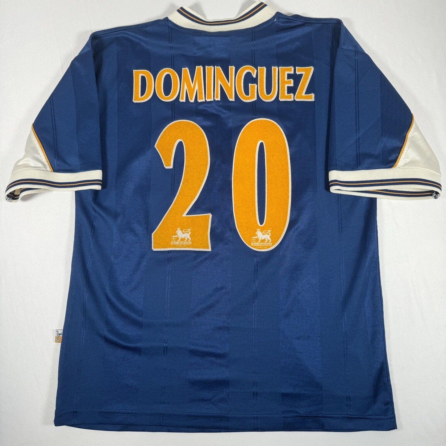 DOMINGUEZ Tottenham Hotpsur 1997/1998 Away Football Shirt Small