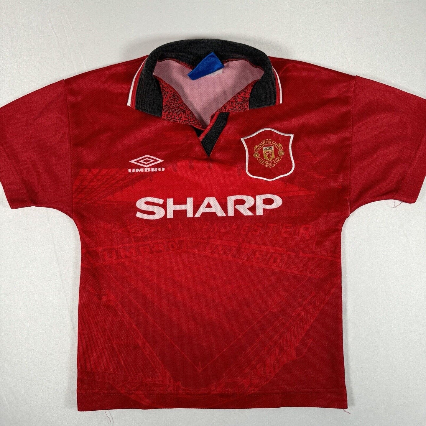 Manchester United 1994/1995/1996 Home Football Shirt Childs Boys