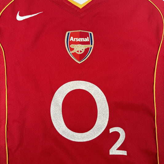 Arsenal 2004/2005 Home Football Shirt Men’s Small - Football Shirt Kingdom