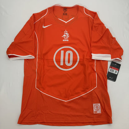 v.NISTELROOY Netherlands 2004/2005/2006 T90 Limited BNWT Holland Football Shirt — full front view