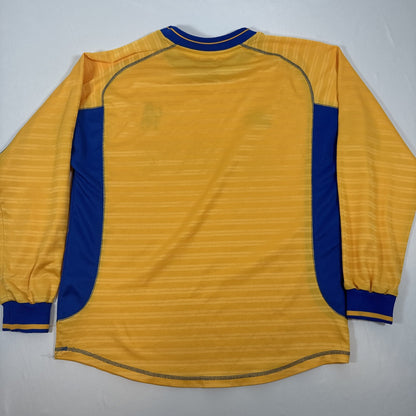 Chelsea 2000/2001 Away Football Shirt Long Sleeve Medium — full back view