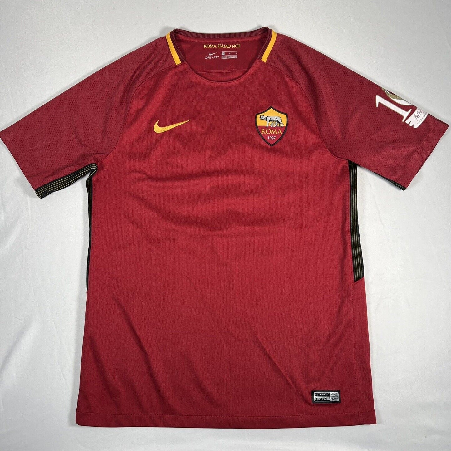 totti 10 roma 2017 2018 home football shirt medium last game5