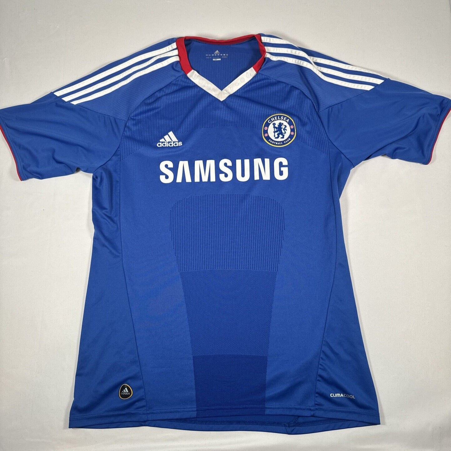 chelsea 2010 2011 home football shirt men s large2