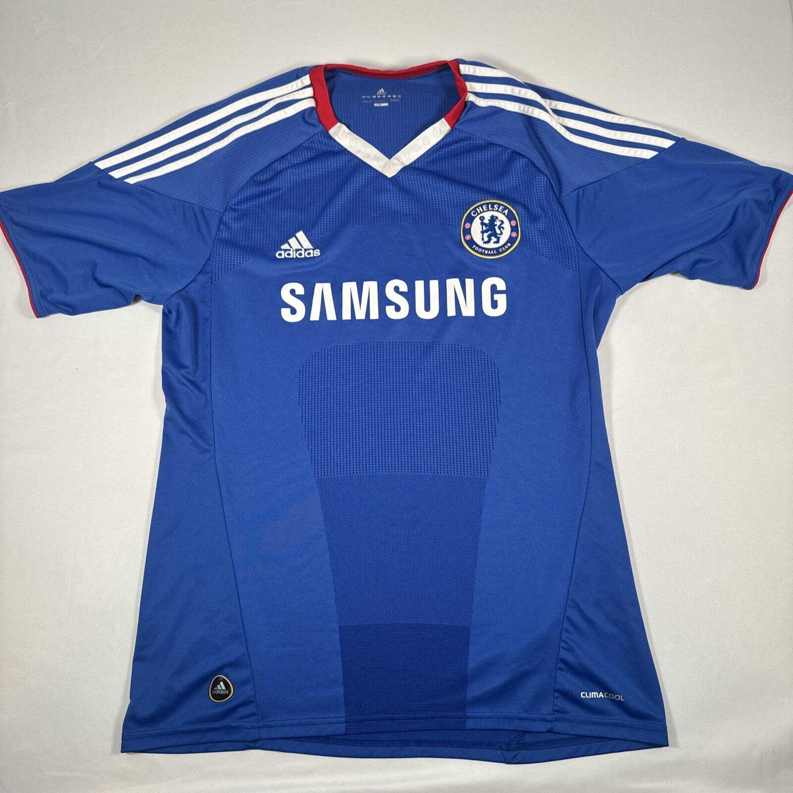 chelsea 2010 2011 home football shirt men s large2