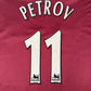 PETROV  11 Aston Villa 2006/2007 Home Football Shirt Men’s XXXL - Football Shirt Kingdom