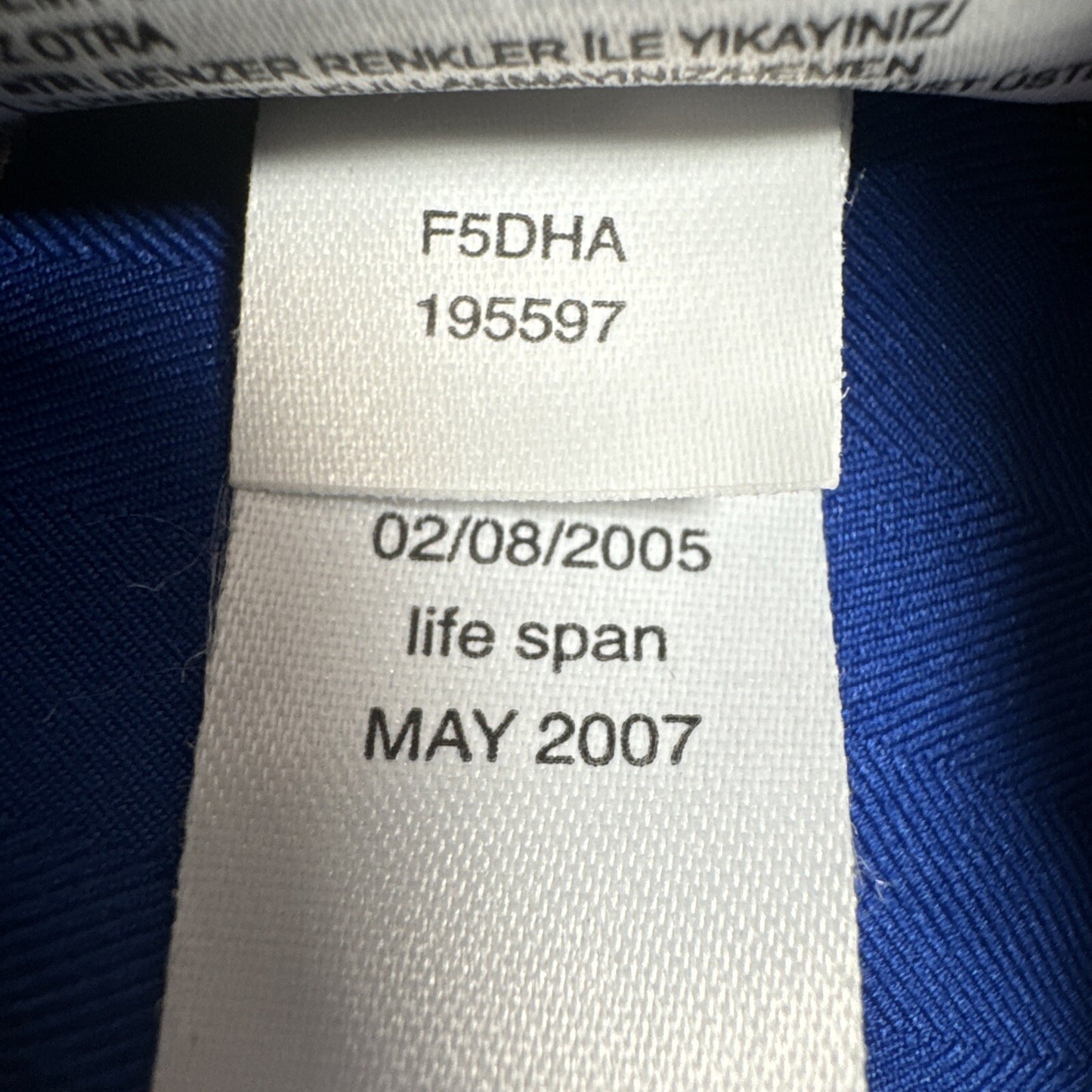 manchester united 2005 2006 away football shirt medium5